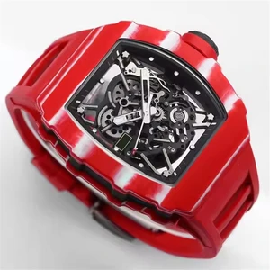 New High-quality Business Trend Sports Men's Mechanical Watch35-02 Carbon Fiber case Diameter 48mm Rm Automatic Waterproof Watch