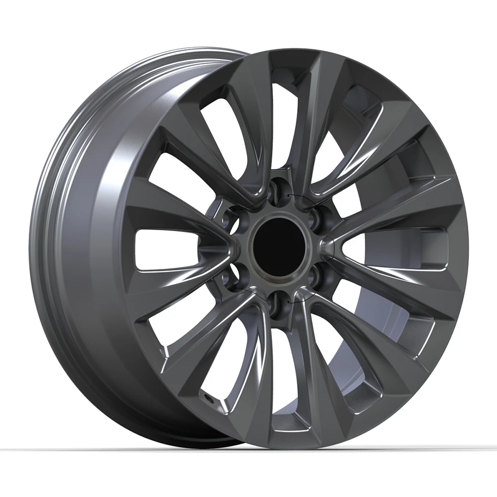 Custom Dark Gun Gray Forged Car Alloy Wheels Monoblock 18 Inch 6x139.7 Forged Wheel Rims for Lexus GX460 2010