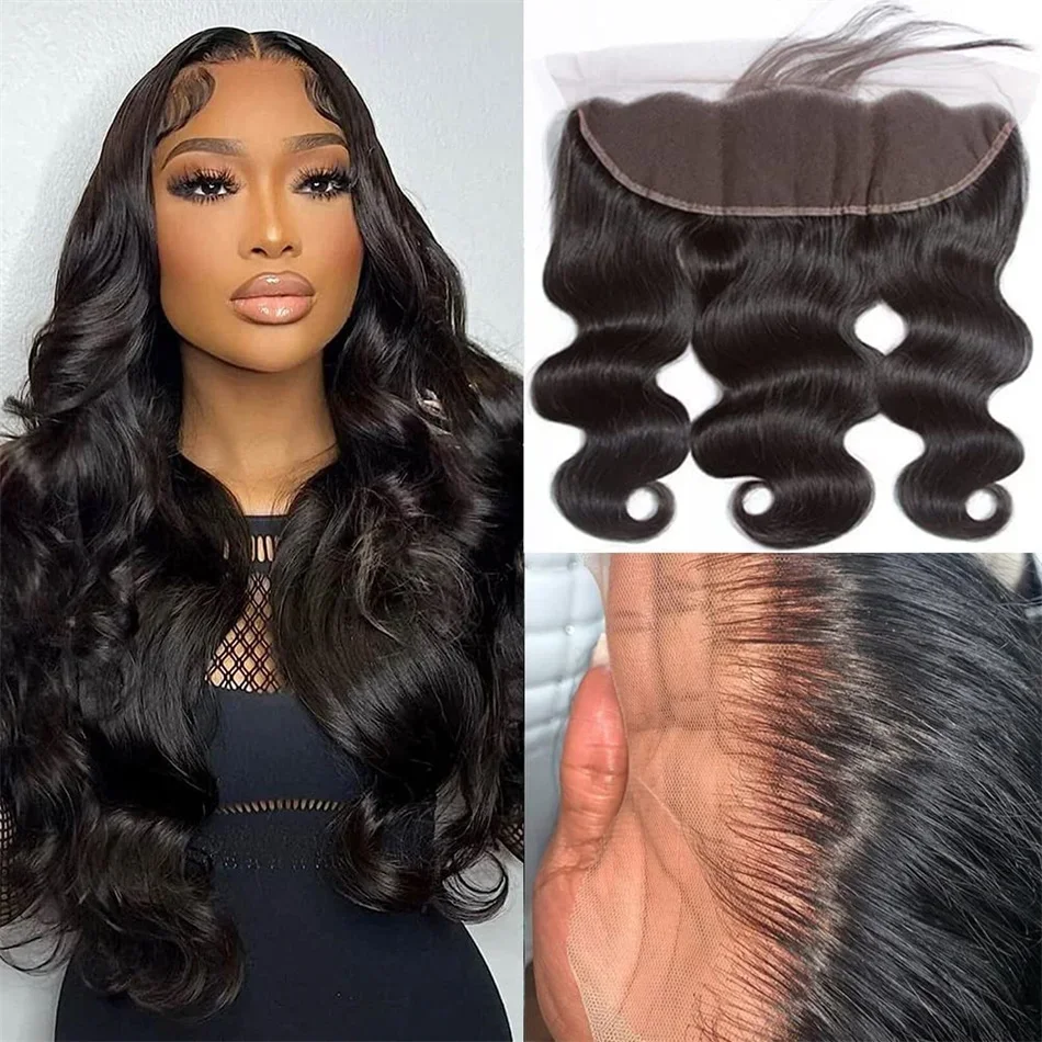 4x4 Transparent HD Lace Frontal Closure Straight Water Wave Kinky Curly Lace Closure_voghion.com