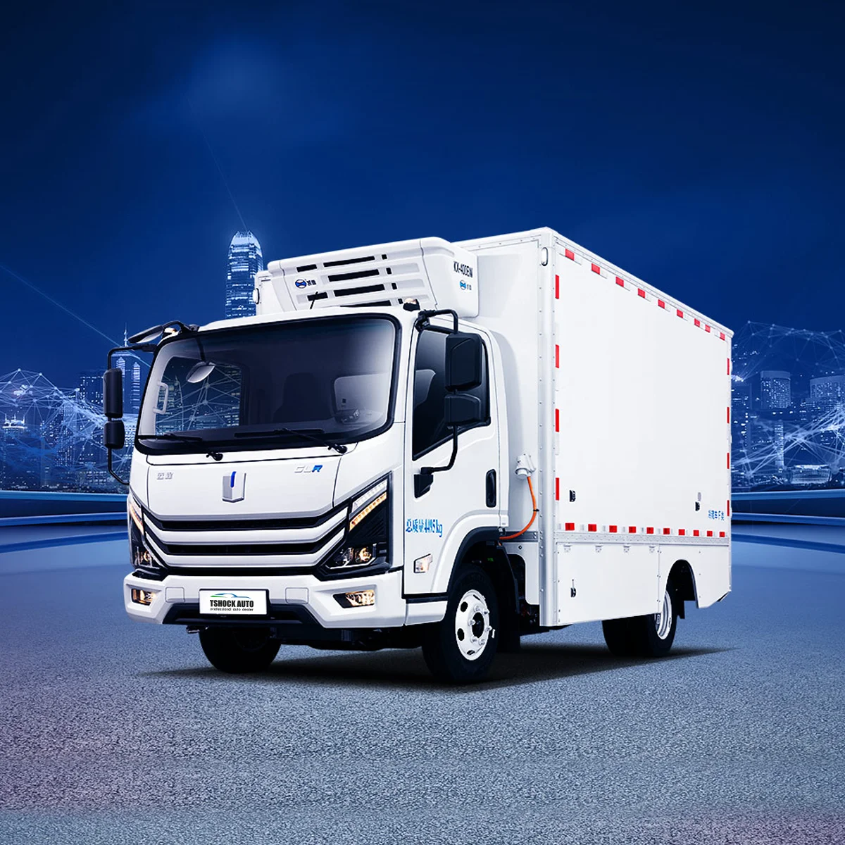 Electric Refrigerated Truck Yuancheng 4.2m Long Range Refrigerator