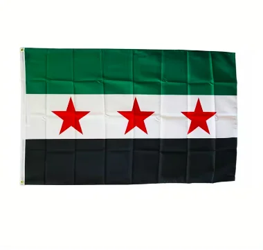 Republic of Syria Syrian Arab Flag 3X5 Ft 100% Polyester 100D Flag Free syrian flag