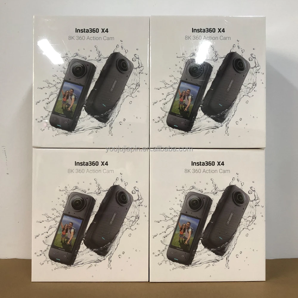 Original Insta 360 X4 360 Action Camera – 8K Video, 10M Waterproof
