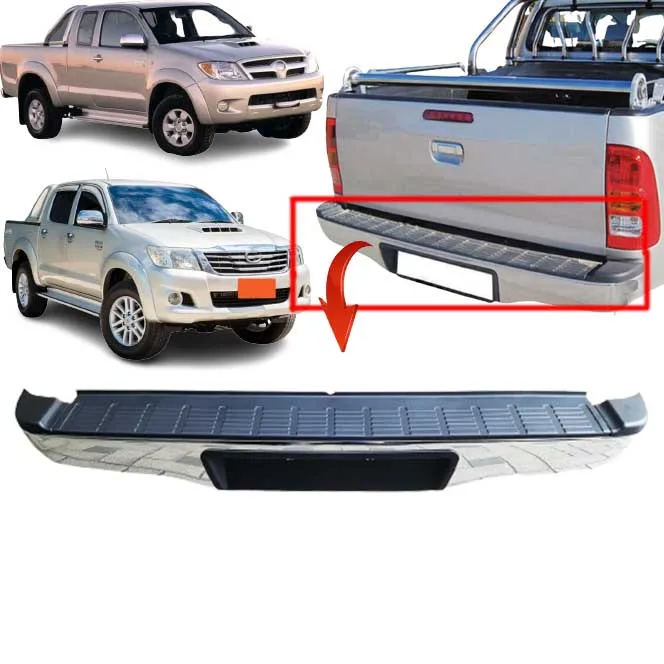 auto parts car body back rear bumper cover for TOYOTA hilux 2006 - 2017 accessories body kit