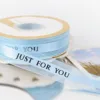 Blue ribbon 2.5CM wide, size 45