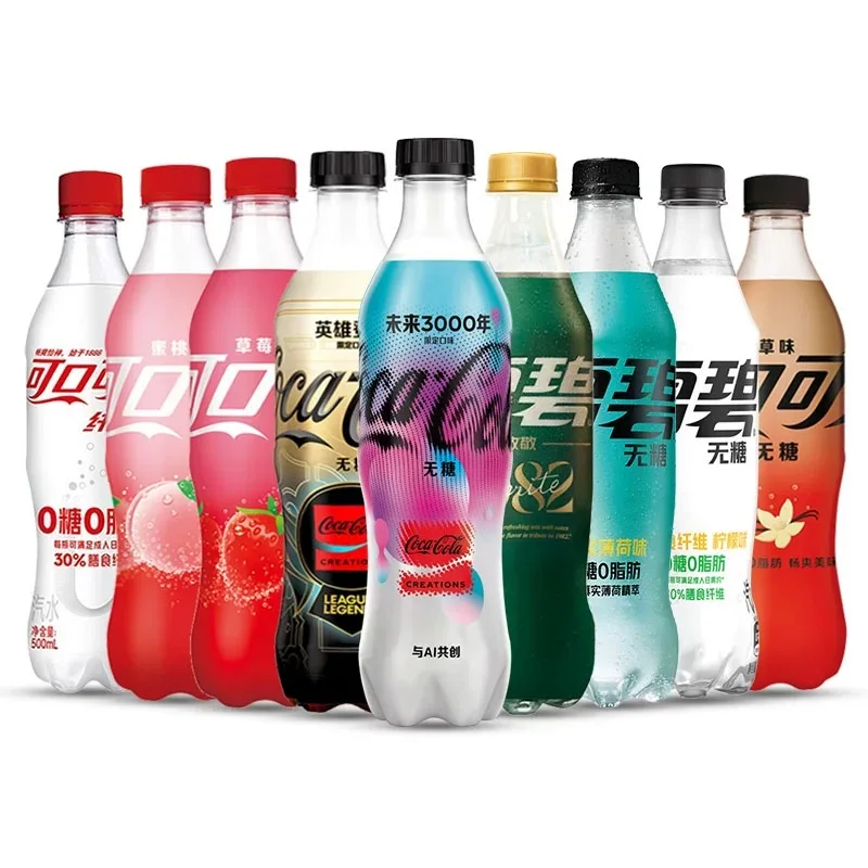 コカ・コーラ、スプライト、ファンタ、ソフトドリンク、500ml、炭酸