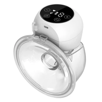 New Invention Food Grade 180ml Electric Wearable Breast Pump Accessories Silicone Breast Milk Collector