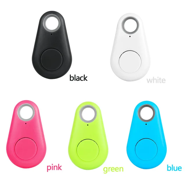 Key Finder Anti-Lost Device Water Drop Design 4G GPS IP67 Item Locator Bluetooth Playback Alarm for Pets Factory Pet Tracker
