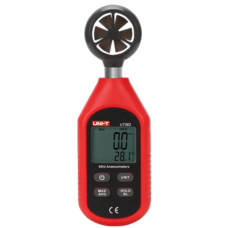 UT363 Digital Wind Speed Temp Humidity Tester Mini Anemometer