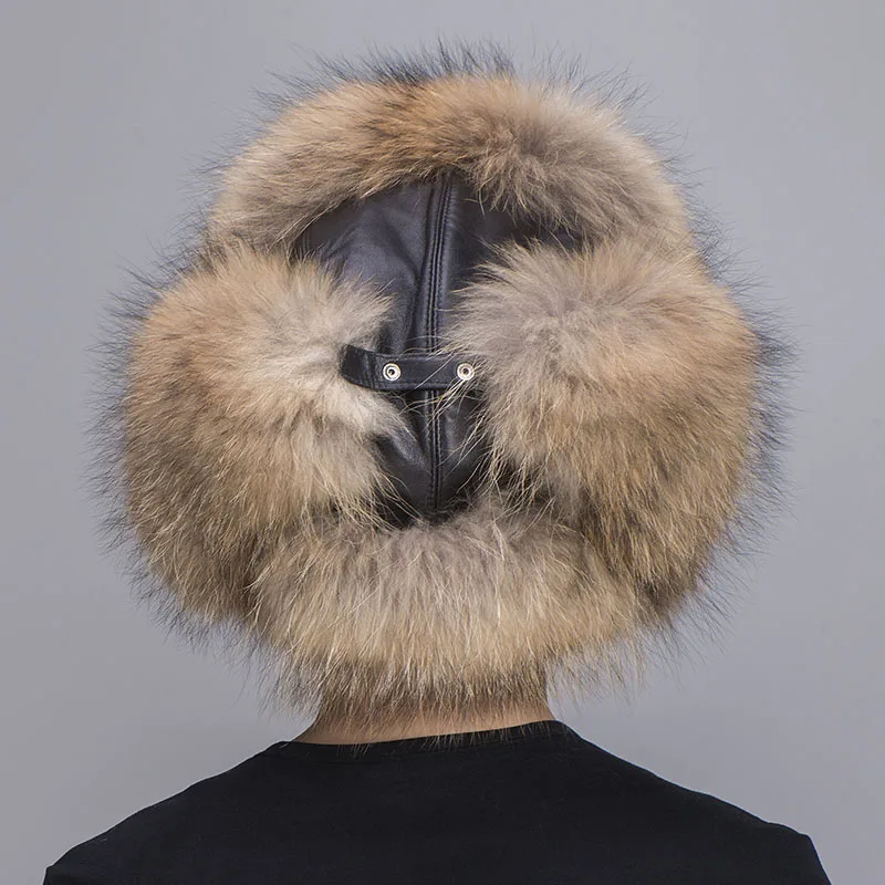 big fur hat raccoon fur 2