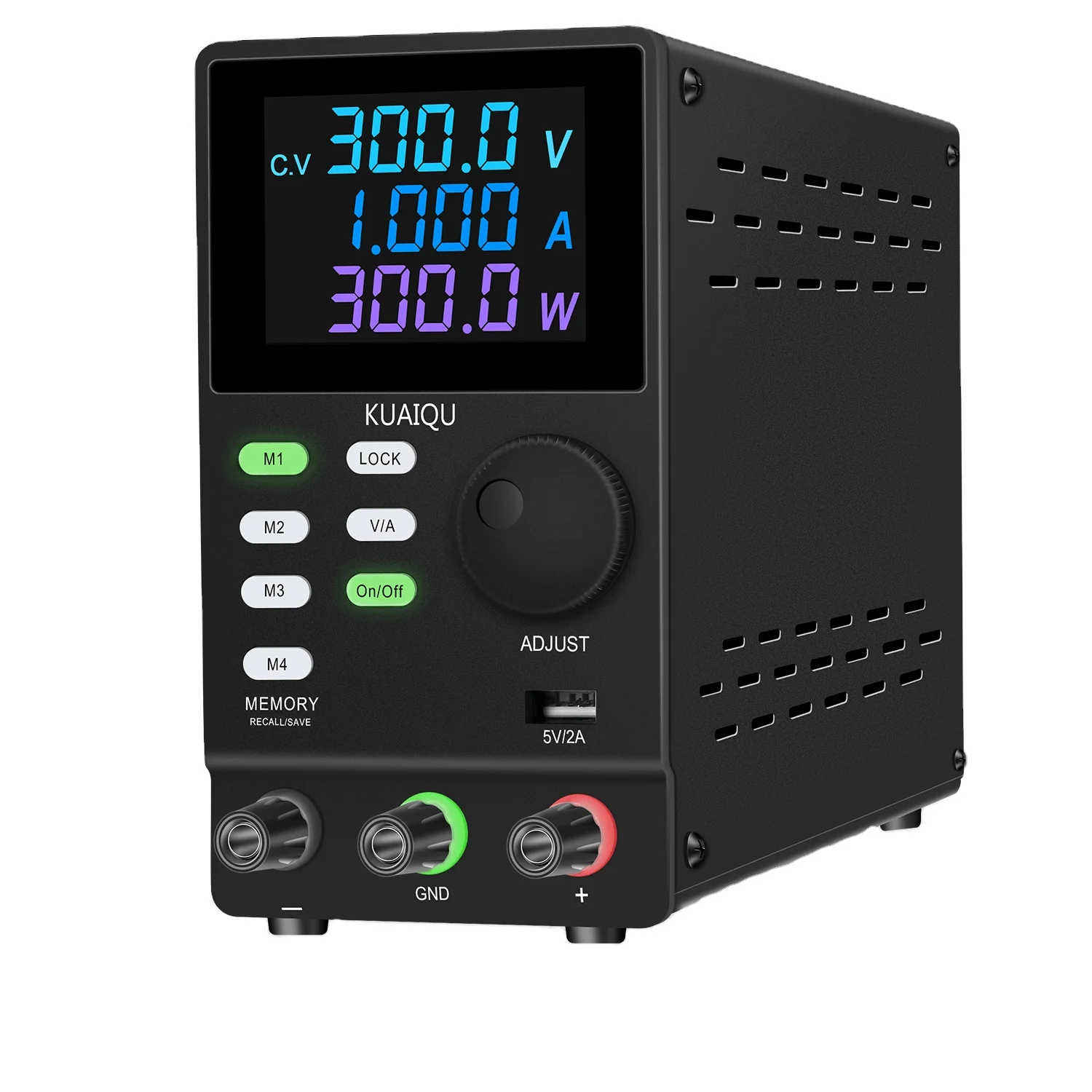 KUAIQUA SPPS3001D Memory Storage Function Digital Adjustable DC Power Supply 300v 1A Mobile Phone PCB Repair Voltage Regulator