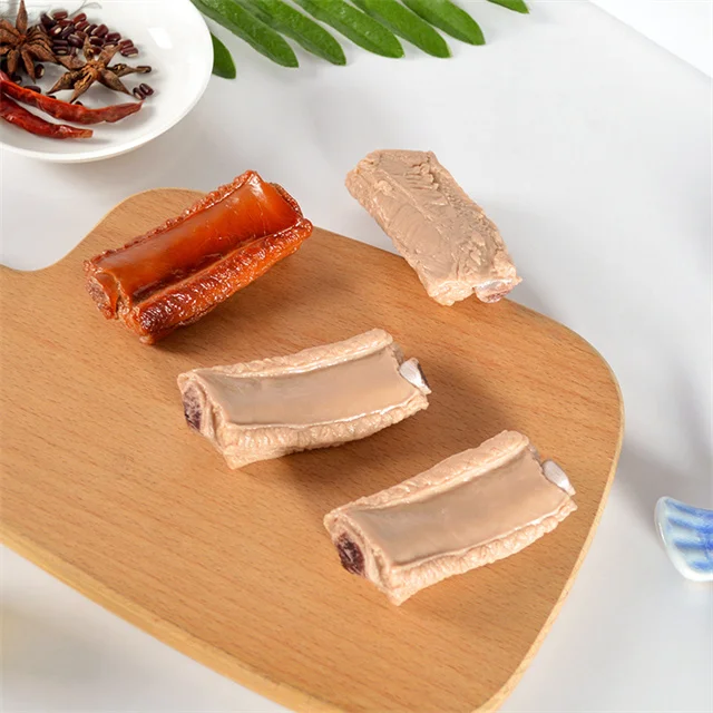 Симулятор еды отбивные детские игрушки симуляция запасных ребер ложка игрушки