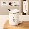 Colador de té blanco de PP - Cuchara y pajita de acero inoxidable 304