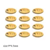 Golden-oval carving 18K