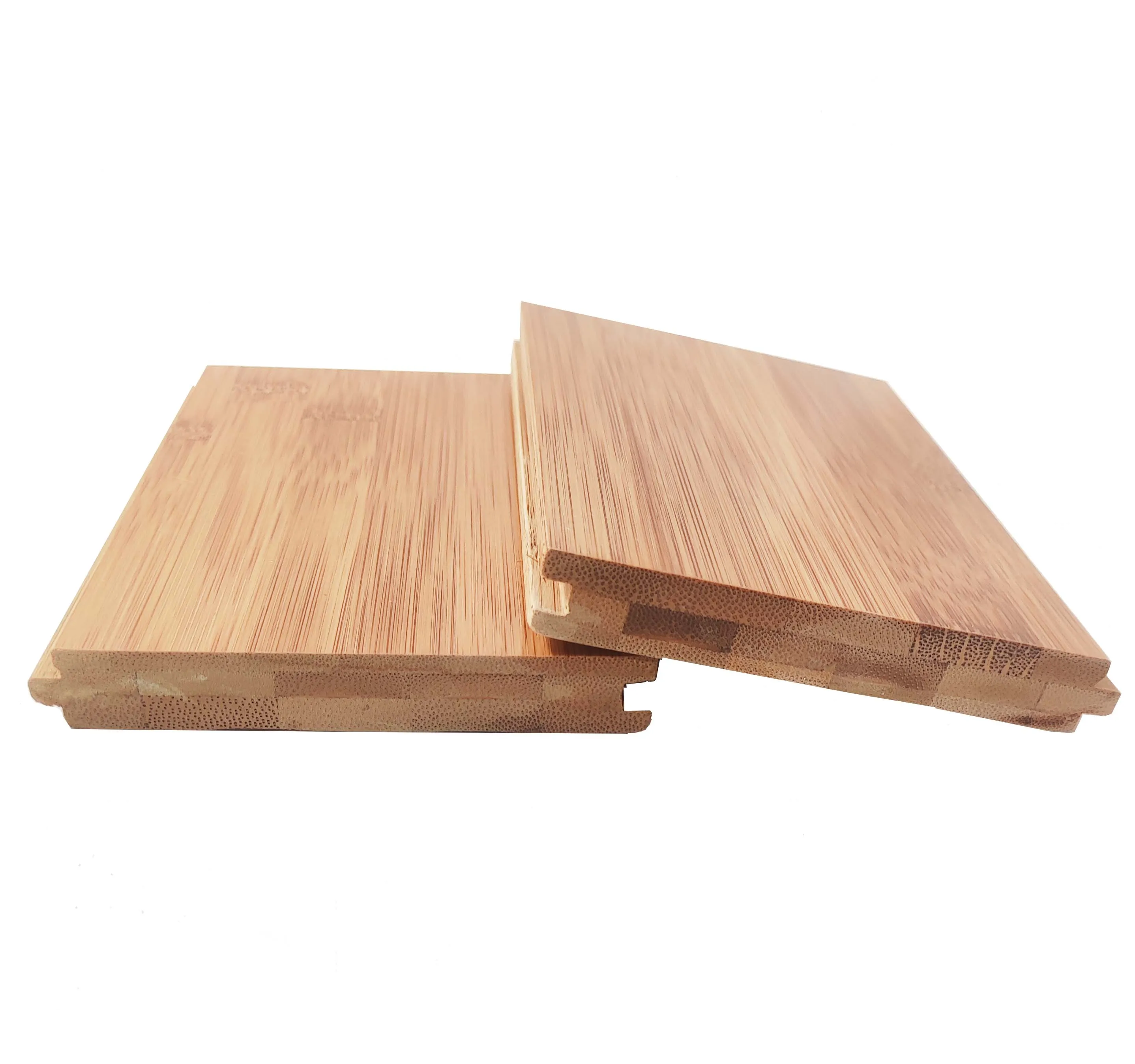 High Glossy Click Lock System Prefinished Natural Solid Bamboo Flooring
