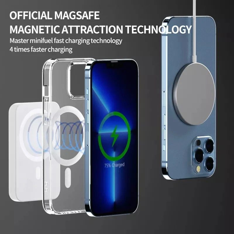 6 In 1 Wireless Fast Charging Qi Standard 15w Magsaf Charger