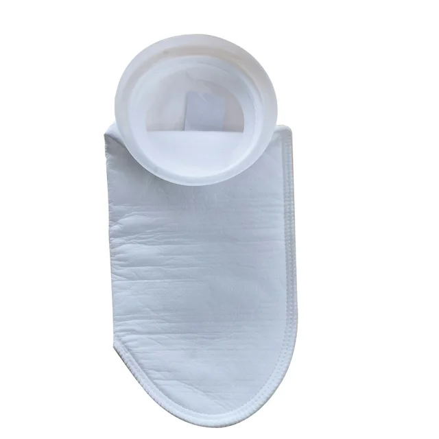Polypropylene needle felt plastic ring top filter sock PP filter bag for Liquid Filtration