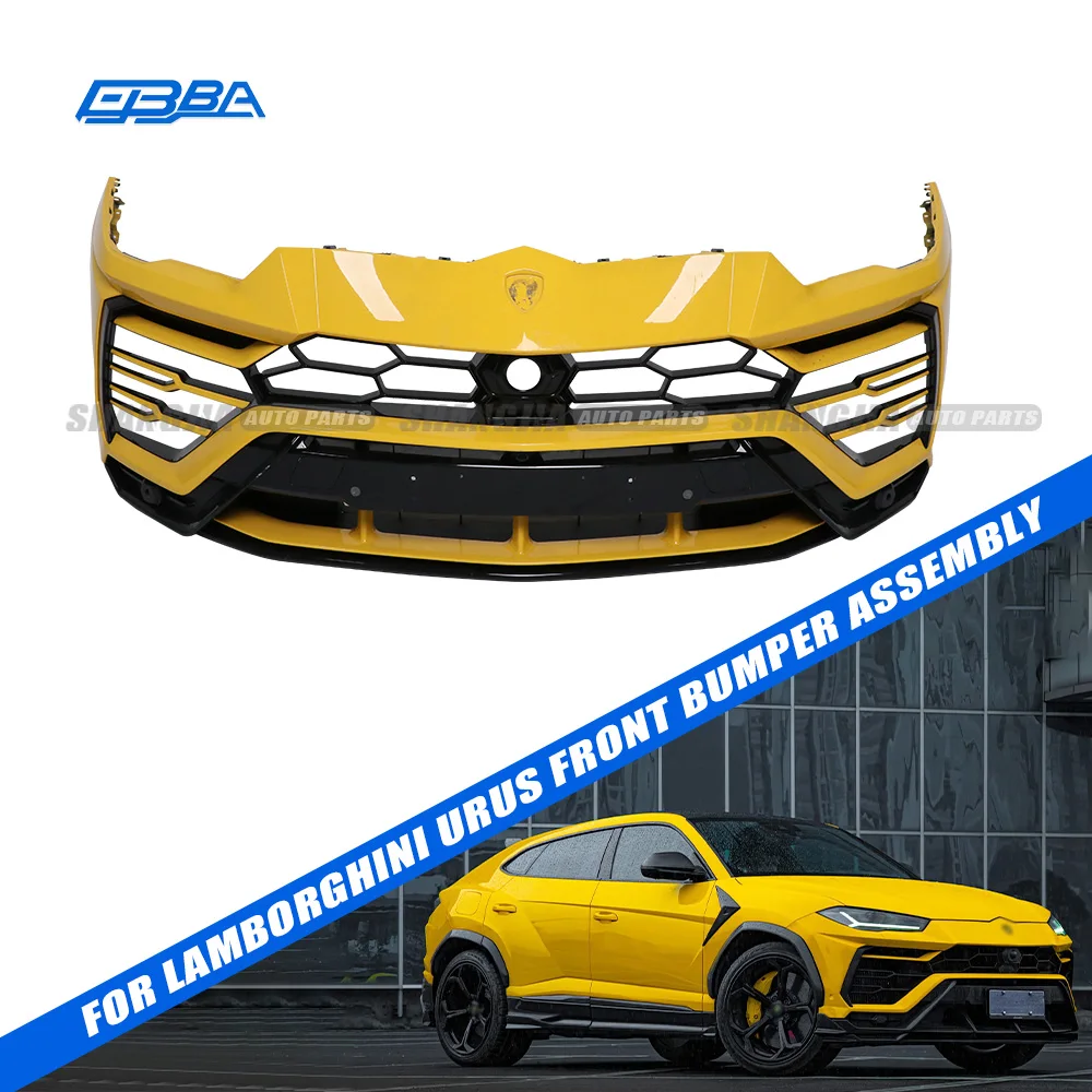 Komponen Depan untuk Lamborghini Urus, Bahan Asli Plastik, Rakitan Bumper Depan Lengkap