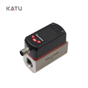 KATU brand  Factory wholesale multi-used FM160 400bar Electronic turbine flow meter with temperature output