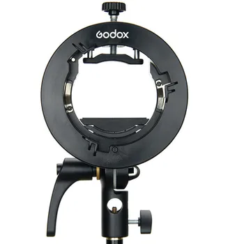 Godox S2 Bracket Speedlite Camera Flash Bracket Bowens Mount for Godox V1 AD200Pro AD400Pro TT685 TT600 TT350 AD200 V860II
