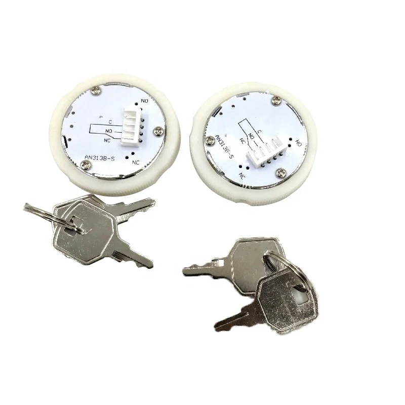 Elevator Power Lock Switch/call Panel  with Key/ Lift Parts ON/OFF Thin Type 37MM/AN313B