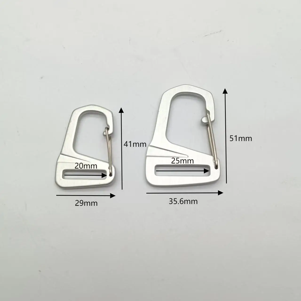 New Style Webbing Strap Buckles Aluminium Alloy Olecranon Hook for KeyChain/Backpack