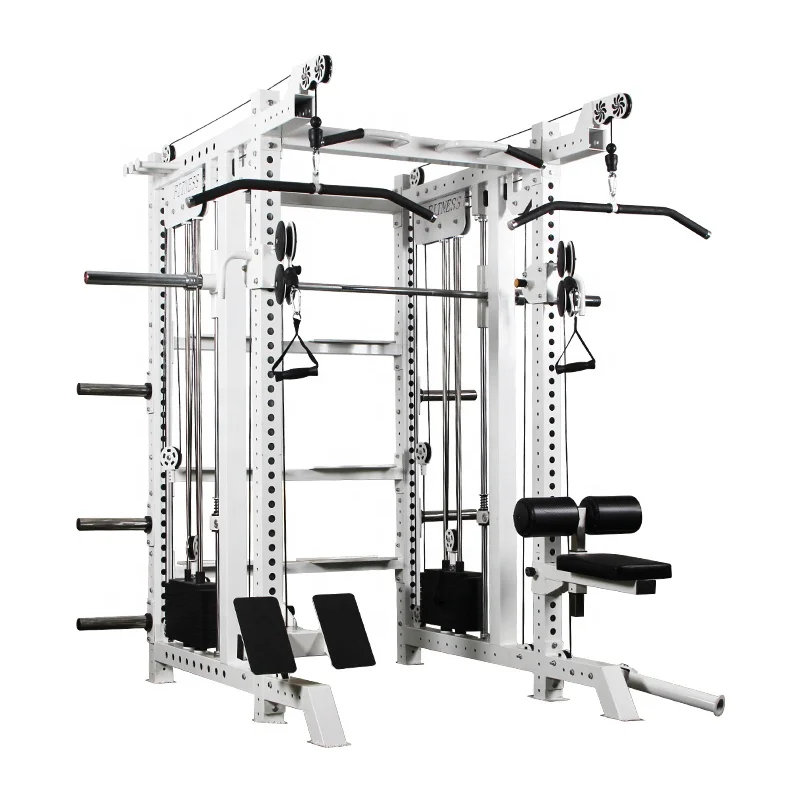 Many Types Hot Sale Commercial Gym Fitness Equipment Power Squat Multi Functional Rack Smith Machine