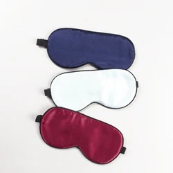 Wholesale mulberry silk eye mask sleep adjustable strap silk satin eye mask