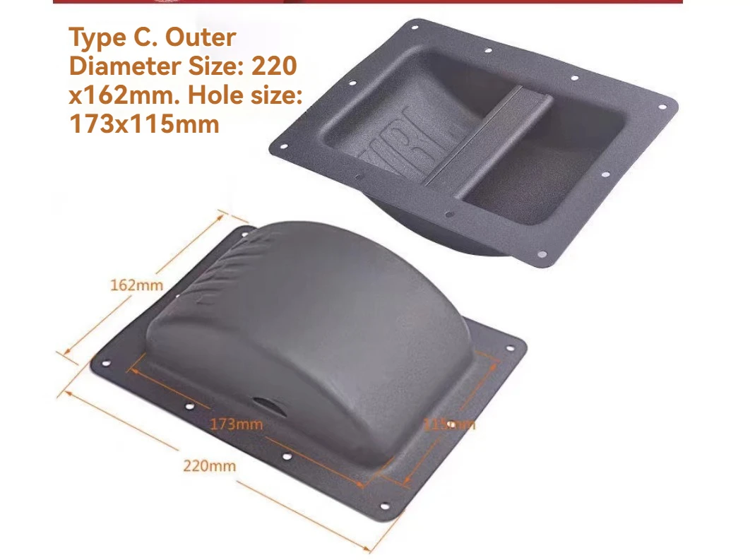Super Rods Mental Pure Iron Suitcase Speaker Handle Essential Replacement Parts for Your Speakers Accessory Collection