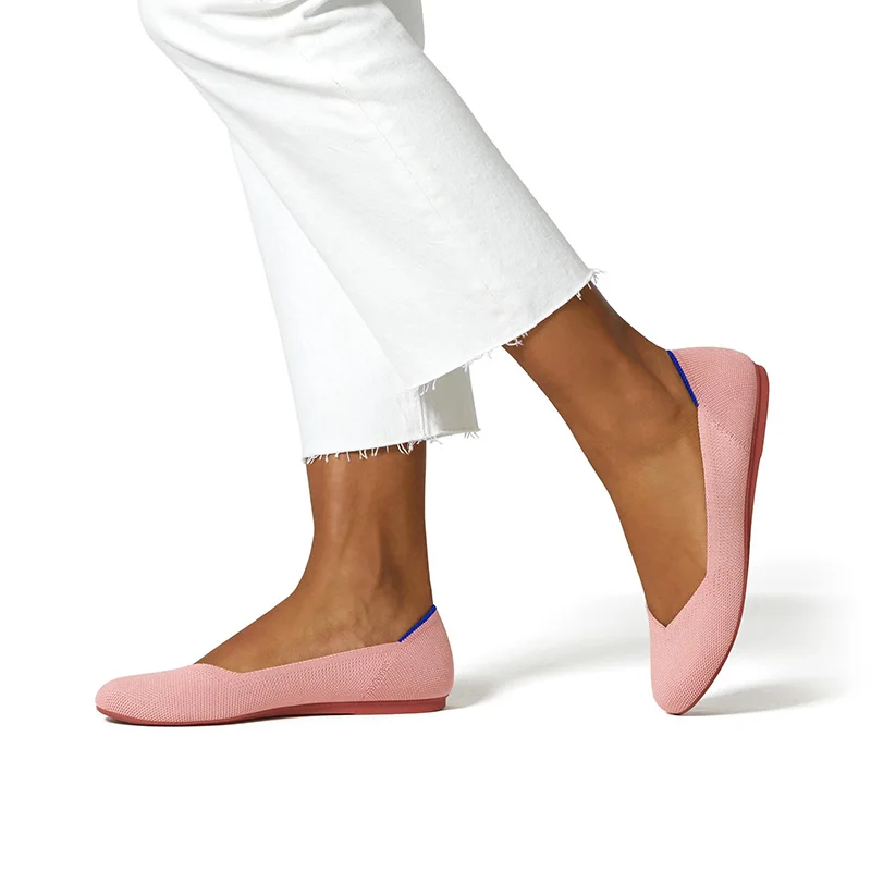 Моющиеся дышащие Повседневные Легкие женские туфли без шнуровки с индивидуальным рисунком на плоской подошве с 3D рисунком