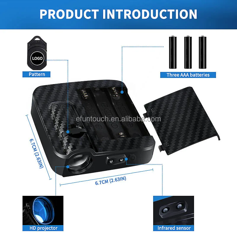 IR Car Shadow LED Welcome Light logo Projector Car Door logo Light Car Door Logo Projector