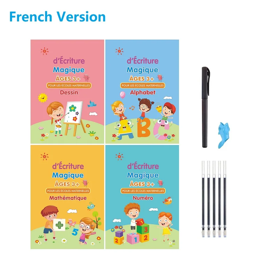 Kids Educational French Learning Calligraphy Handwriting Practice