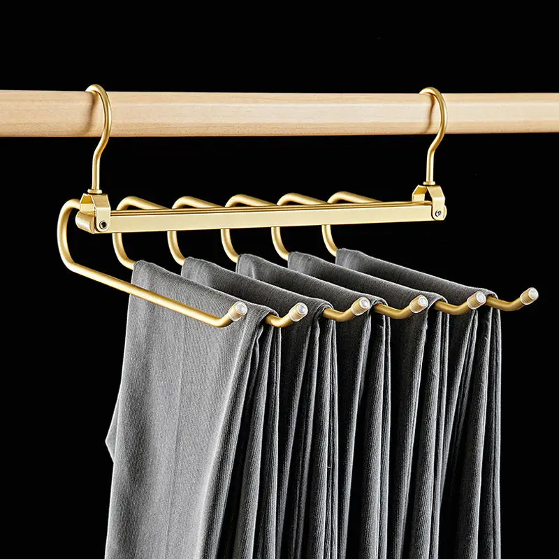 Space-Saving Luxury Aluminum Pants Hanger
