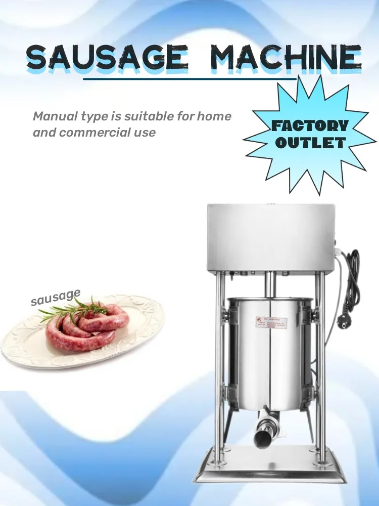 Semi Automatic Saucisson sausage Making Machine automatic Filler