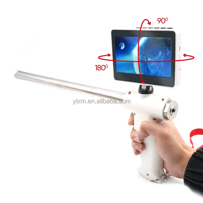 Basic Type Visual Cattle Artificial Insemination Device Bovine Cattle Cow Digital AI Gun With AI Sheath