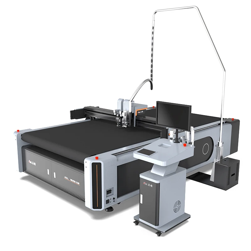 Fully Automatic 1625 Cnc Digital Eva Sponge Foam Oscillating Knife Straight Cut Die Making Pvc slippers Rubber Cutting Machine