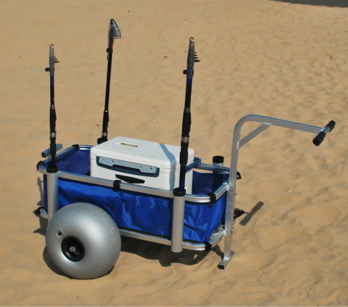 
Алюминиевые пляжные рыболовные тележки 
