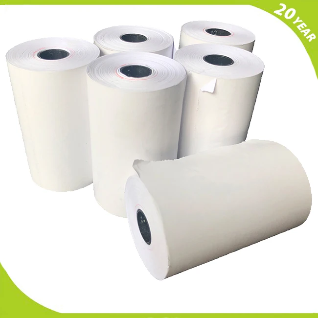
china factory supply top quality custom pre printed 80x60 mm 70gsm till rolls BPA FREE Thermal paper 
