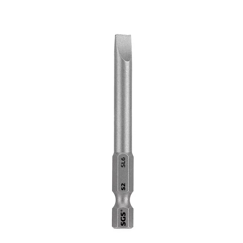 MOYOTEC Industrial OEM S2 Material 50mm-110mm 1/4'' Hexagon Driver Slotted Reduced Shank Steel Handl