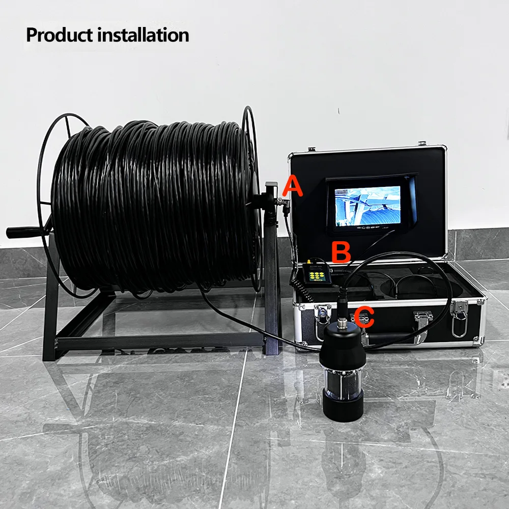200m Underwater Observation Camera Deep Sea Ocean 360 Degree Underwater ...