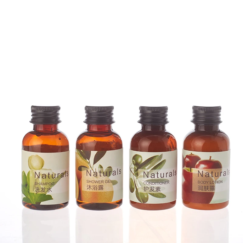 Green Eco Friendly Spa Bottle Shower Shampoo Toiletries Product Mini Toiletries For Hotel Travel