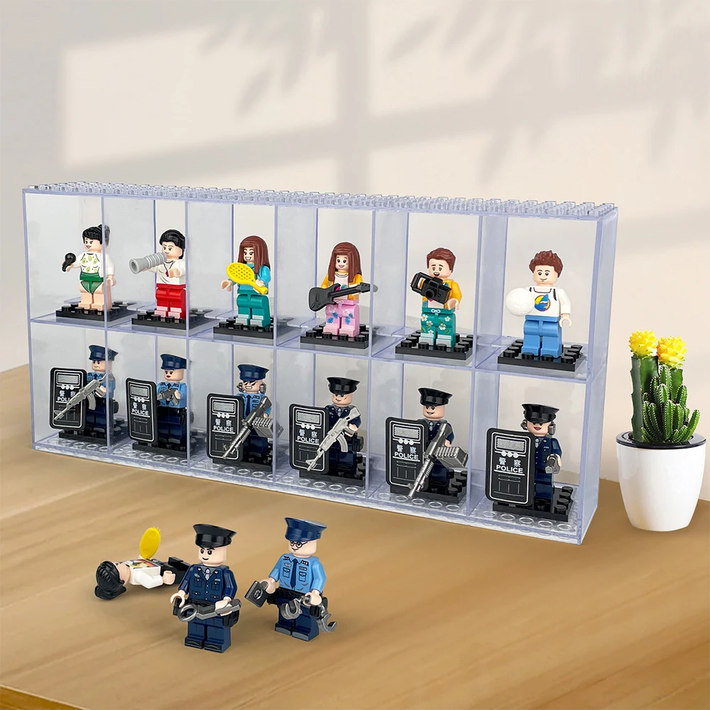 New Arrival Mini Figure Clear Display Box Building Blocks Brick Toy Display Cases for Figure