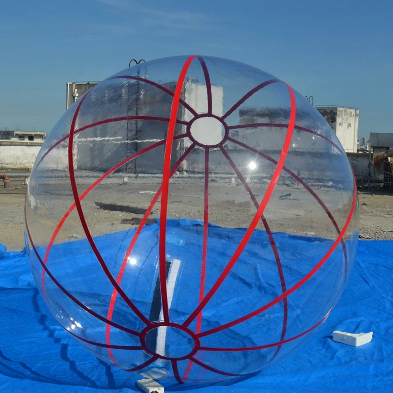 
 Красные полоски, ПВХ водные шары для надувного бассейна  