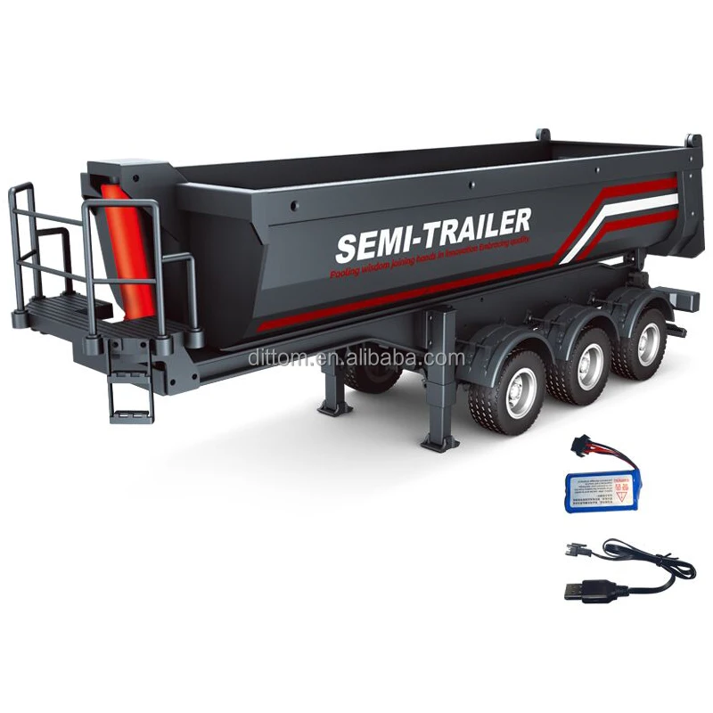 Huina 1509 1:18 Semi-Trailer Dump Truckbed Model - Dittomtoys