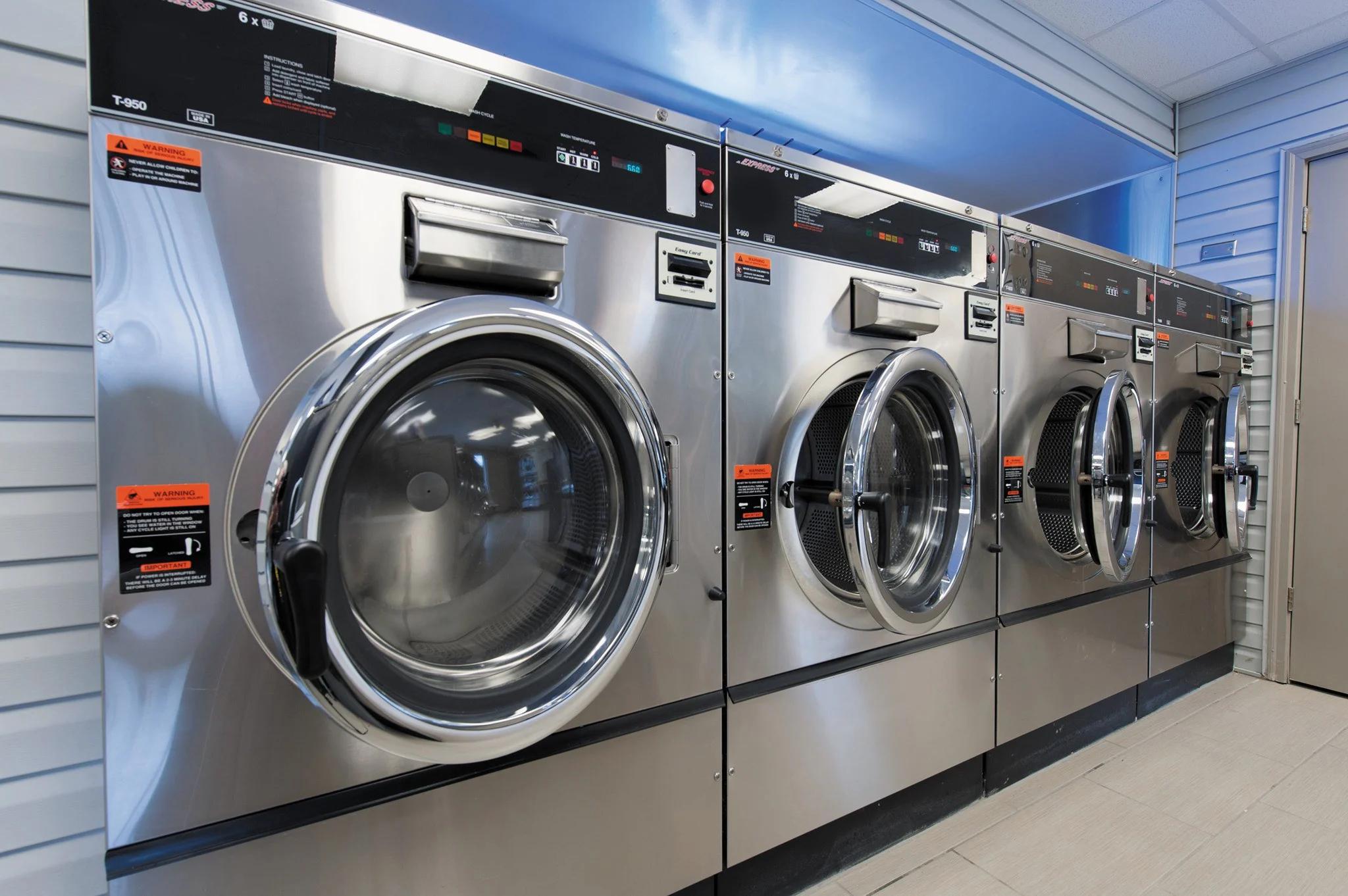 Full Automatic Laundry Washing Machines And Dryer Commercial Laundry