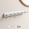 Round ball hook (6 hooks) white