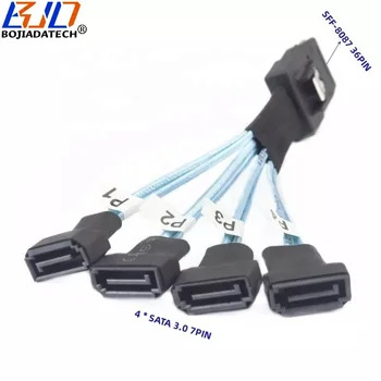 NFHK 70cm Interne Mini SAS 36Pin SFF-8087 Naar Mini SAS 36Pin SFF-8087 Server Harde Schijf Raid Datakabel