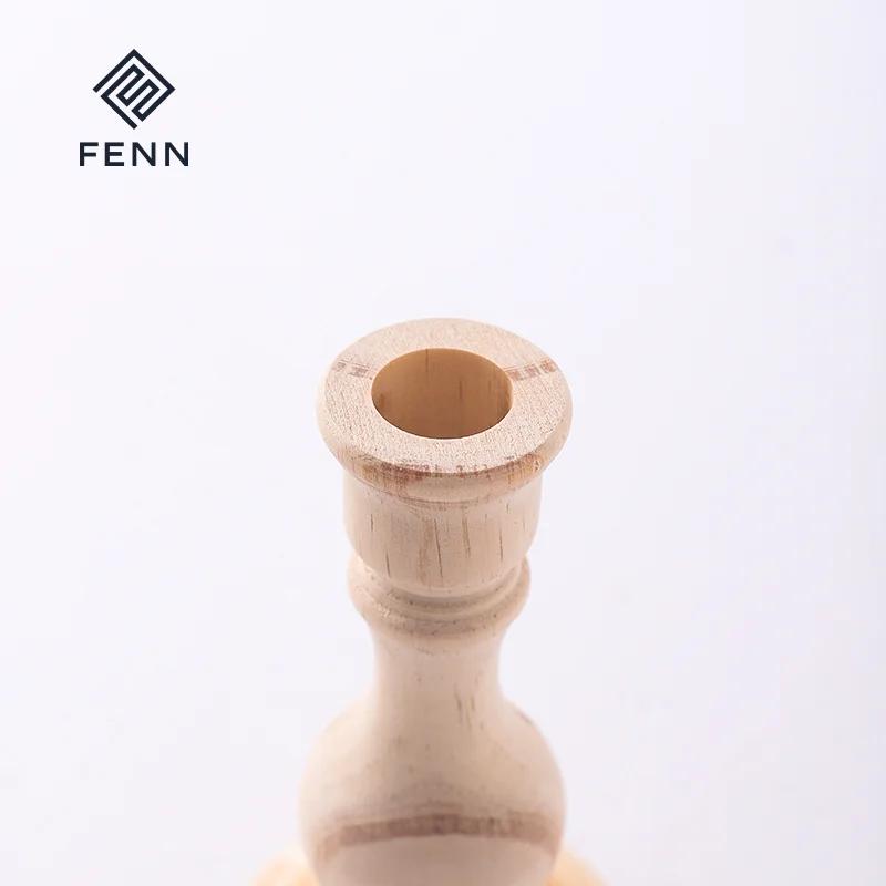 product fenn modern valentines day gift canddle holder centerpiece candlestick reusable wood candle holder for wedding decoration-61