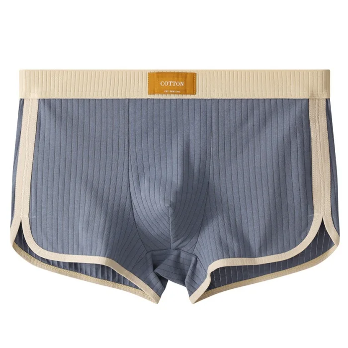 Men's Comfortable Breathable Boxer Briefs Underwear for Spring Summer Autumn Winter