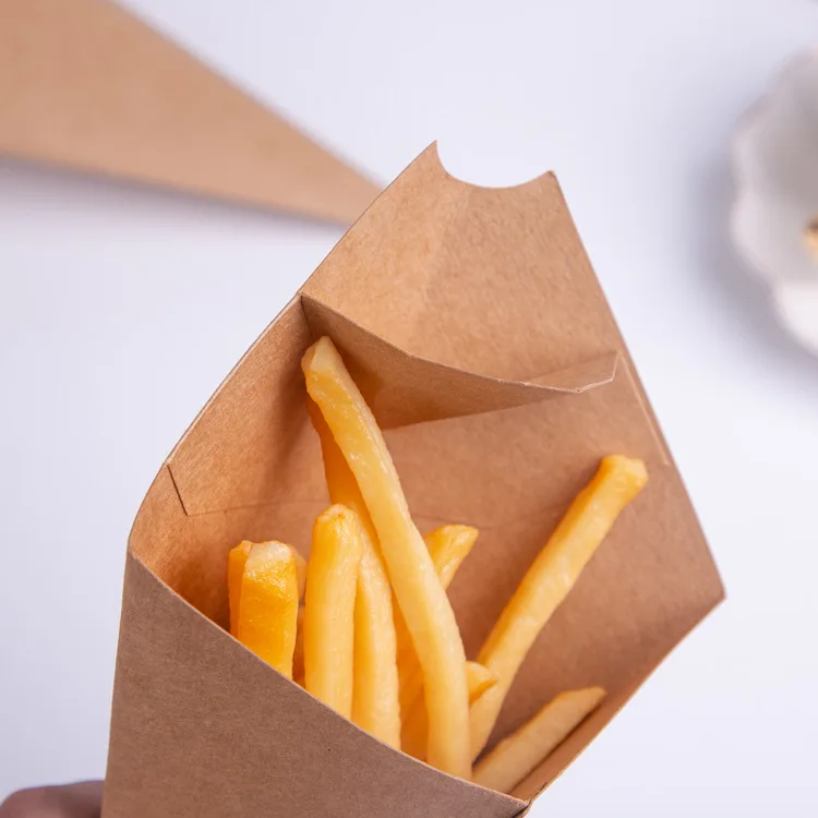 Disposable Cone Paper French Fries