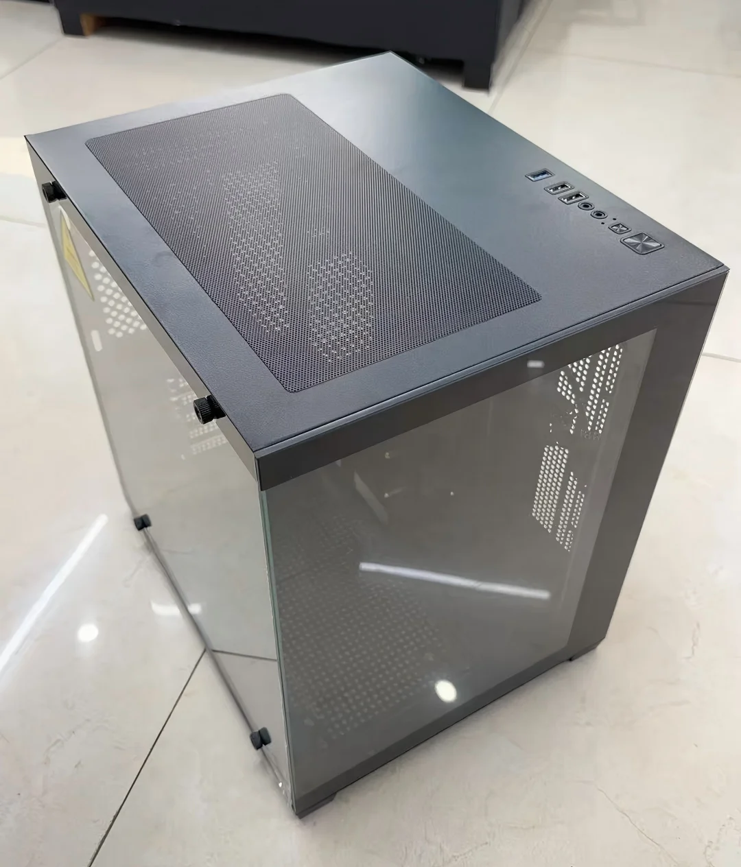 Best Selling Tempered Glass Front Panel Mid Tower ITX MATX ATX PC ...
